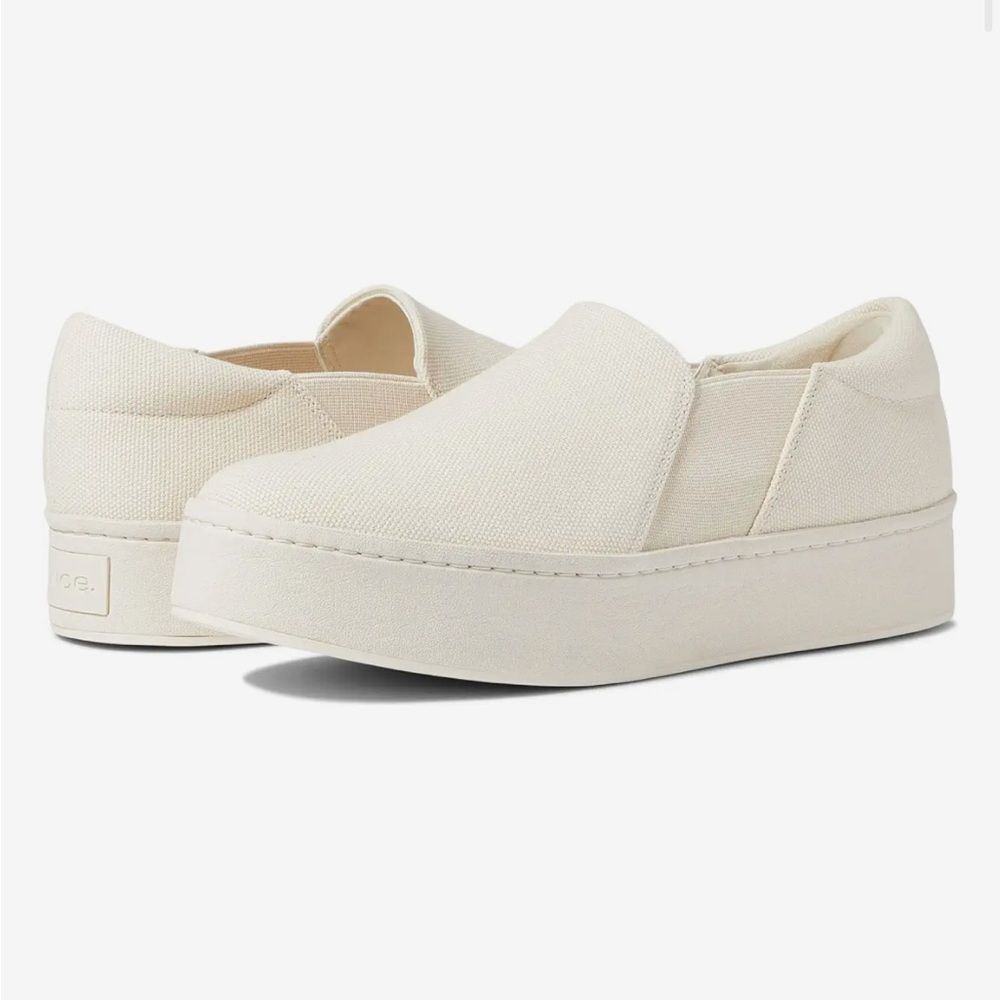 Vince Warren Eco Platform Slip On Women’s Size 5.5 Moonlight White